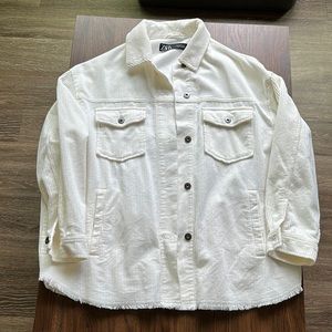ZARA CORDUROY TOP
